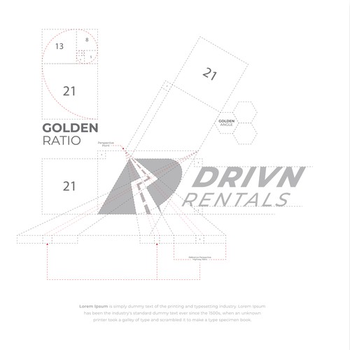 Scuba logo with the title 'Drivn Rentals'