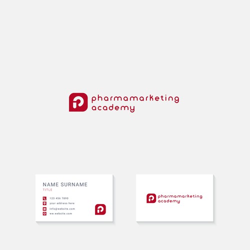 Positive logo with the title 'Strong, modern and positive logo design'