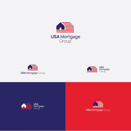 Freelancer logo with the title 'Mortgage group Logo Concept'