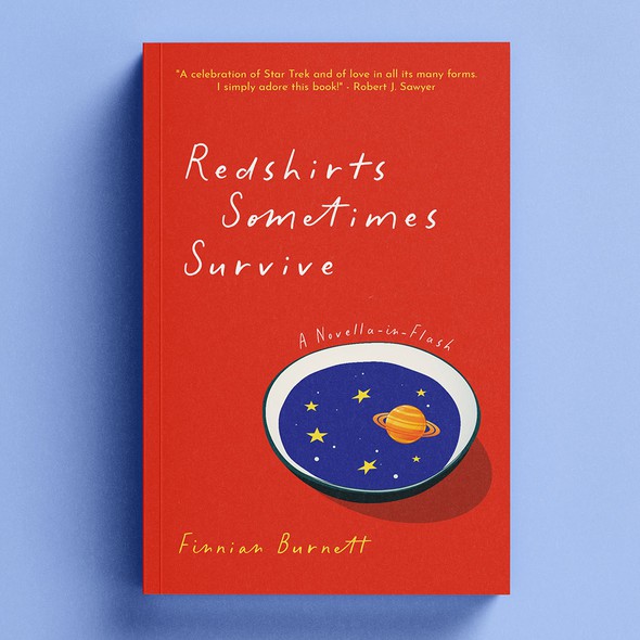 Space design with the title 'Redshirts Sometimes Survive '