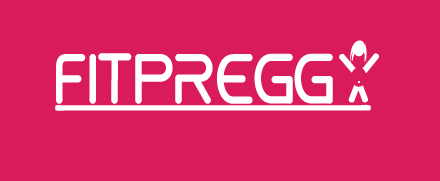 Pregnancy design with the title 'Logo for FitPreggy (A fitness app for pregnant women)'