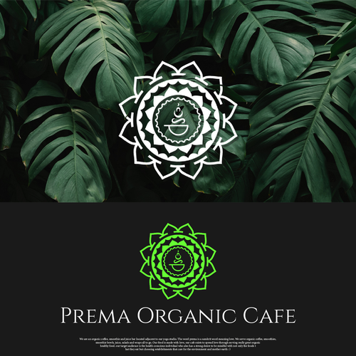 Chakra logo with the title 'creative organic logo'