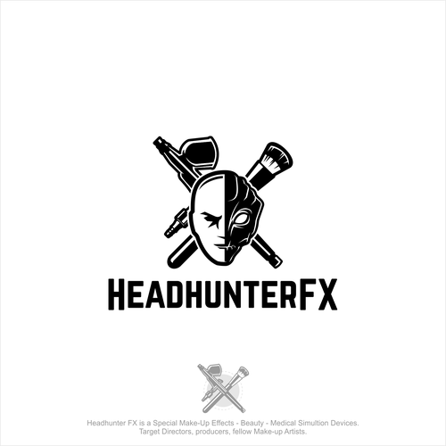 Makeup logo with the title 'Logo for Headhunter FX'