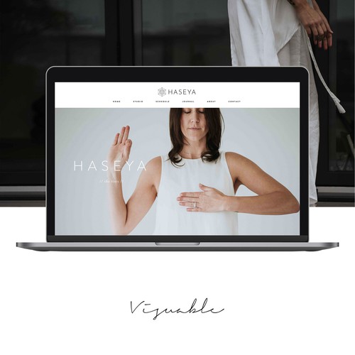 Yoga studio design with the title 'Yoga Studio '