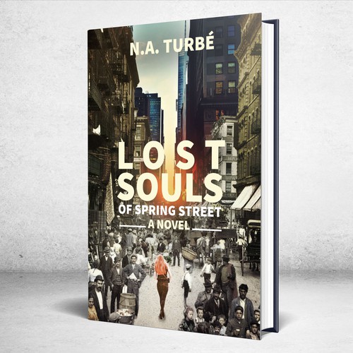 Ghost design with the title 'Book Cover for Historical/Ghosts Novel'