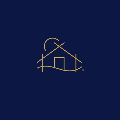 Bay logo with the title 'Clean Abstract Concept for Home Builder - Bay Custom Homes Maryland'