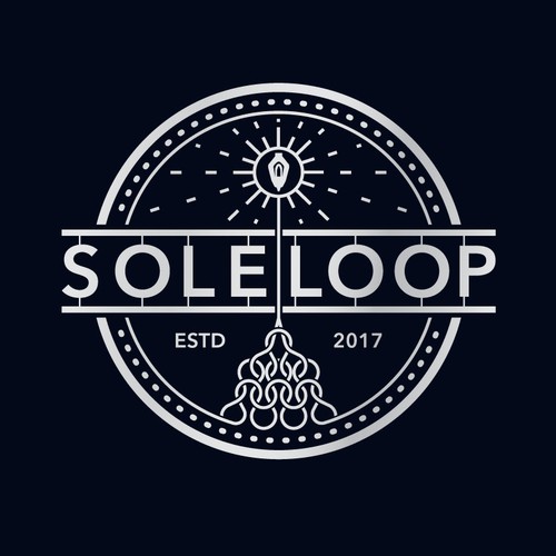 Loop design with the title 'Logo concept for SOLELOOP'