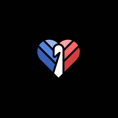 Indian logo with the title 'Peacock heart logo'