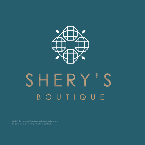 Gem design with the title 'Shery's Boutique'