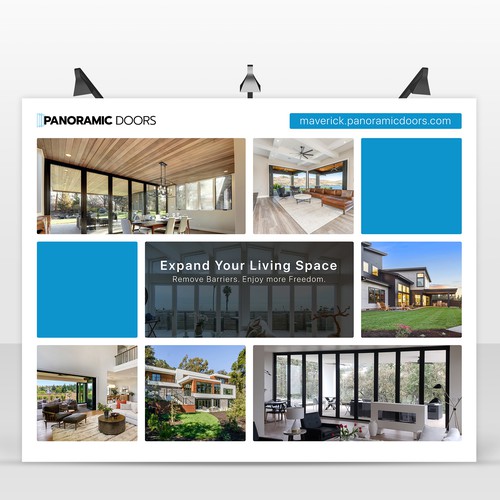 Backdrop design with the title 'Trade Show Banner'