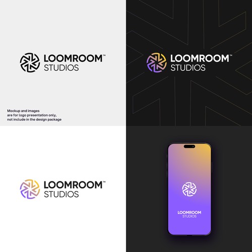 L logo with the title 'Loomroom Studios'