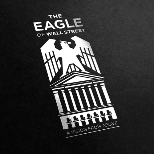 Black and white brand with the title 'Logo Design'