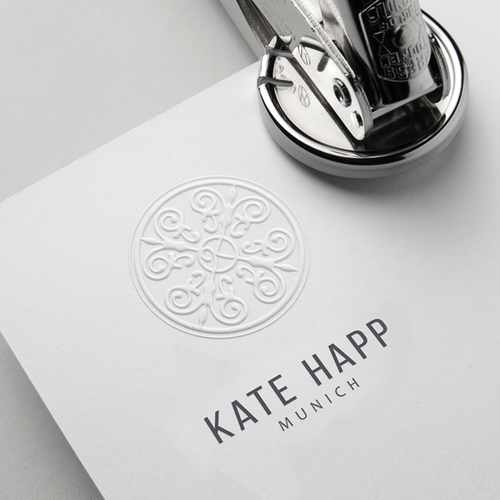 Texture design with the title 'Elegant logo for fashion designer'