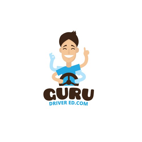 Boy logo with the title 'Mascot logo'