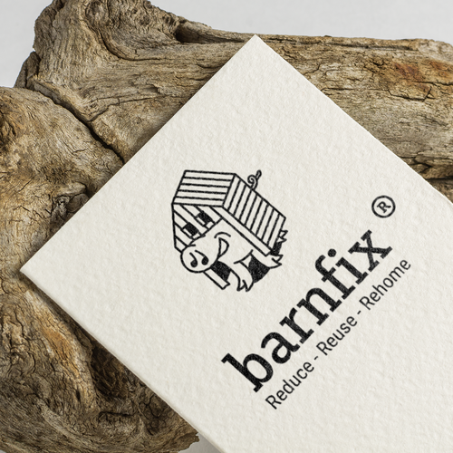 Barn logo with the title 'Barnfix® / logo'