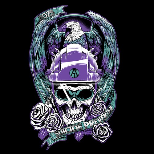 Eagle t-shirt with the title 'Suicide Prevention'