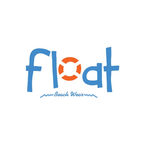 Beachwear design with the title 'BEACH WEAR'