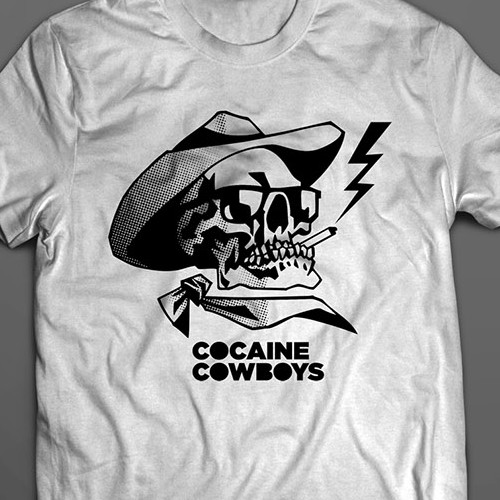 Street logo with the title 'The Cocaine Cowboys Logo Redesign'