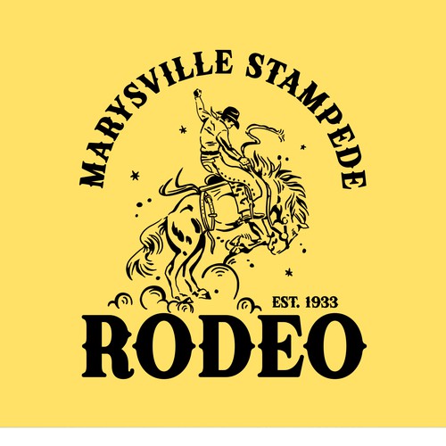 Rodeo design with the title 'Rodeo'