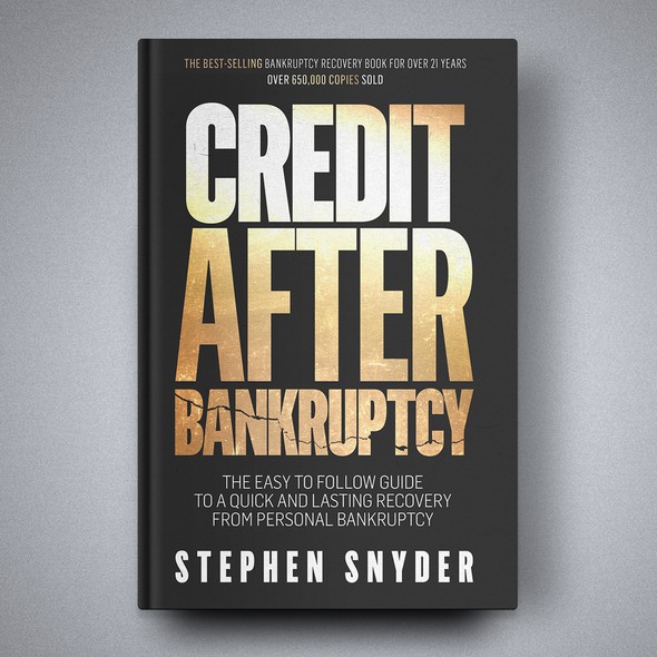 Financial book cover with the title 'Book cover for Credit After Bankruptcy'