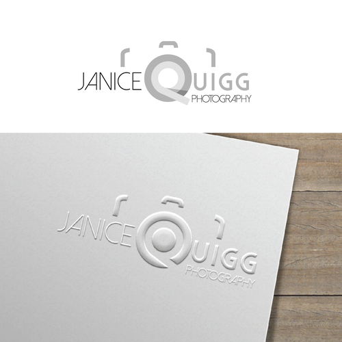 Embossed logo with the title 'Photo Logo'