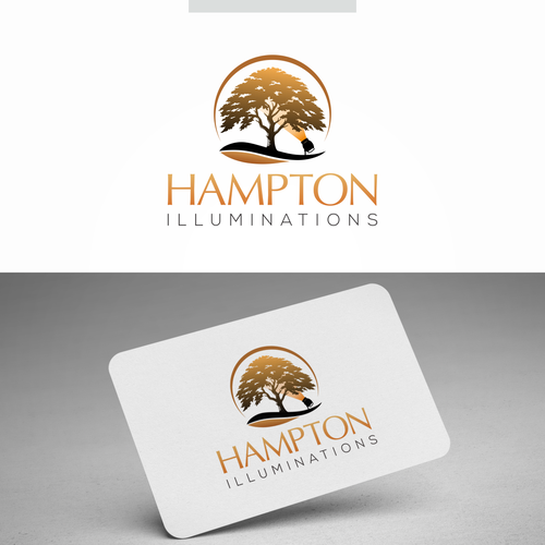 Lightning design with the title 'Hampton Illuminations'