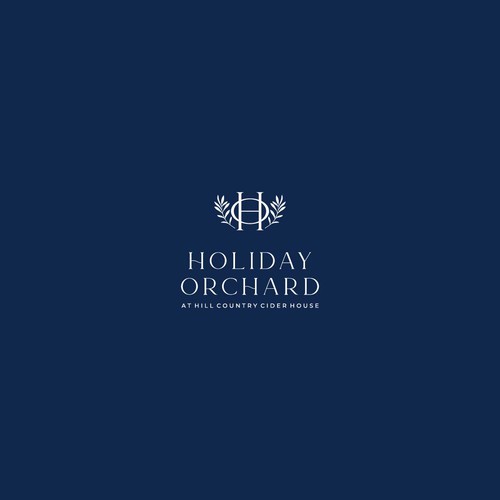 Serif logo with the title 'Holiday Orchard'