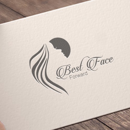 Girl brand with the title 'Best Face Forward Logo Design'
