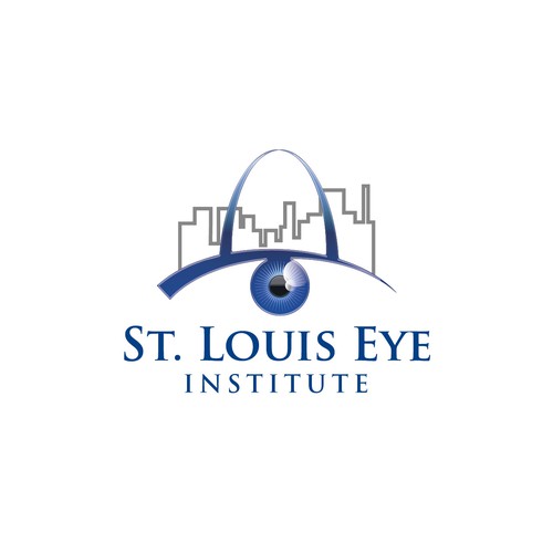 Ophthalmology logo with the title 'St. Louis Eye'