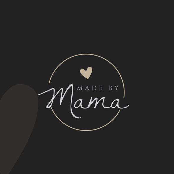 Mom and mama logo with the title 'Logo for a candle brand'