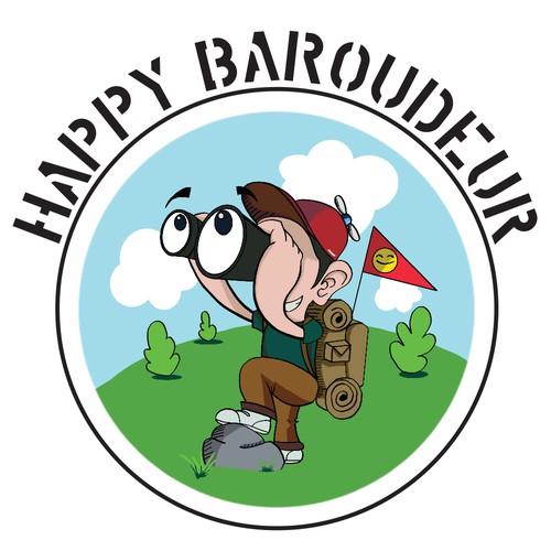 Discovery logo with the title 'Happy Baroudeur'