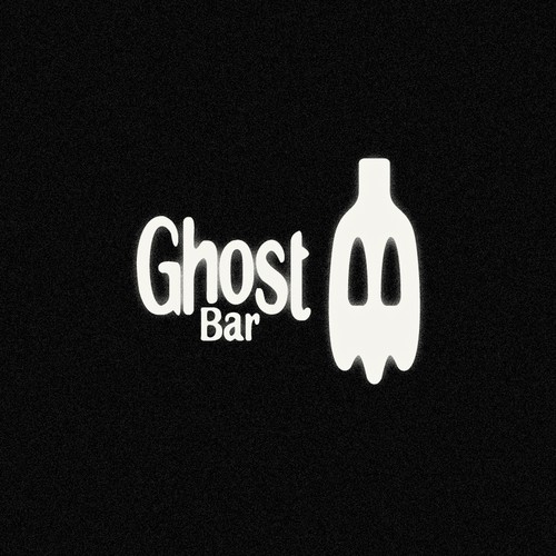 Bottle design with the title 'Ghost Bar'