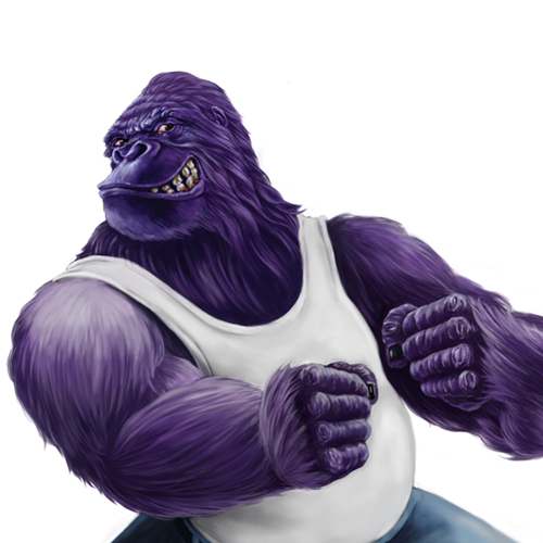 Gorilla design with the title 'Gorilla illustration wanted for In Sight Sign Company'