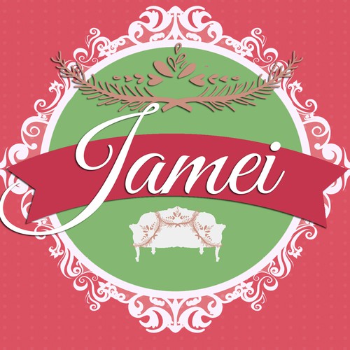 Inviting design with the title 'Entry for Jamei Branding'