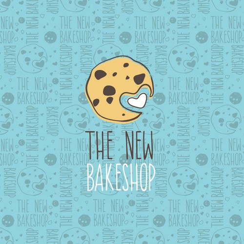 Sweet design with the title 'Handdrawn minimalistic cookie for a bakery'