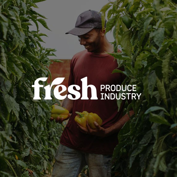 Agriculture brand with the title 'Fresh Produce Industry'