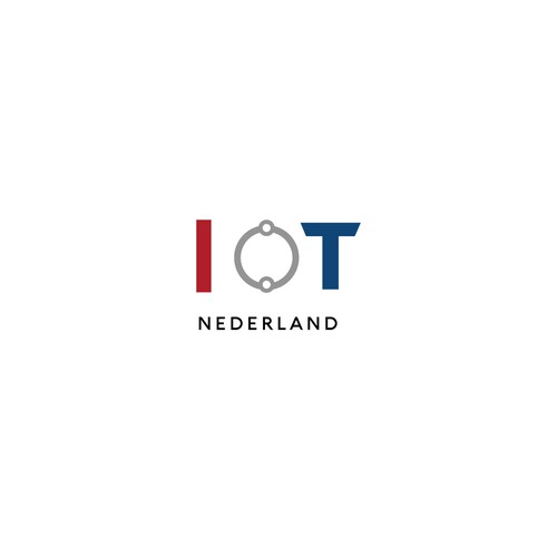 IoT logo with the title 'Logo concept for IOT Nederland'