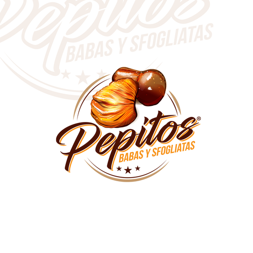 Pastry design with the title 'Pepitos'