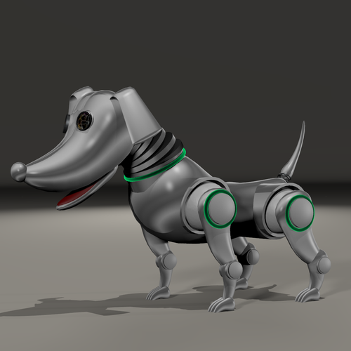 Robotics design with the title 'Robodog'