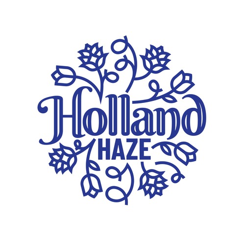 Hops logo with the title 'Beer logo'