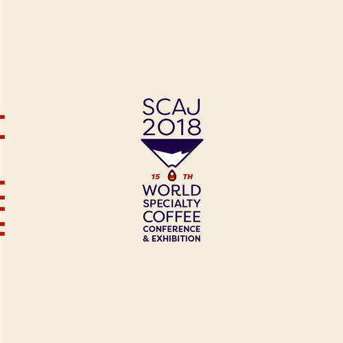 Exhibition design with the title 'Coffee Conference'