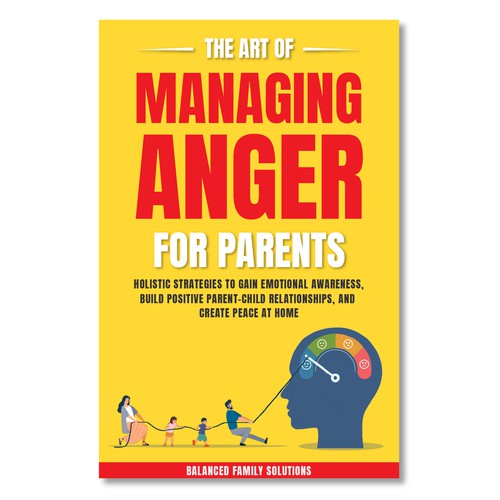 Parenting book cover with the title 'The Art of Managing Anger for Parents.'