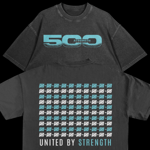 Sports t-shirt with the title 'Strength Connected shirt'
