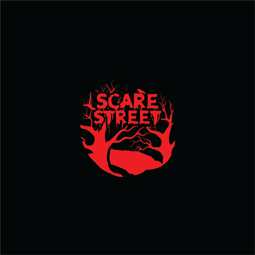 Horror logo with the title 'Logo concept for Horror story website'