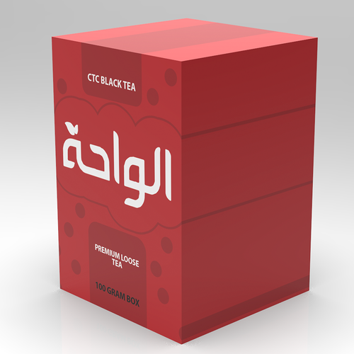 Tea packaging with the title 'TEA BOX'