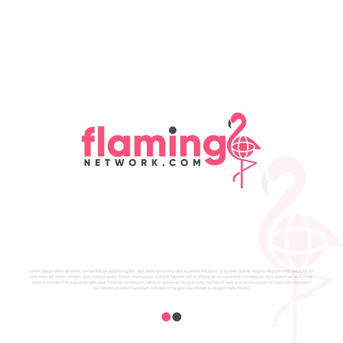 Flamingo logo with the title 'Flamingo Network'