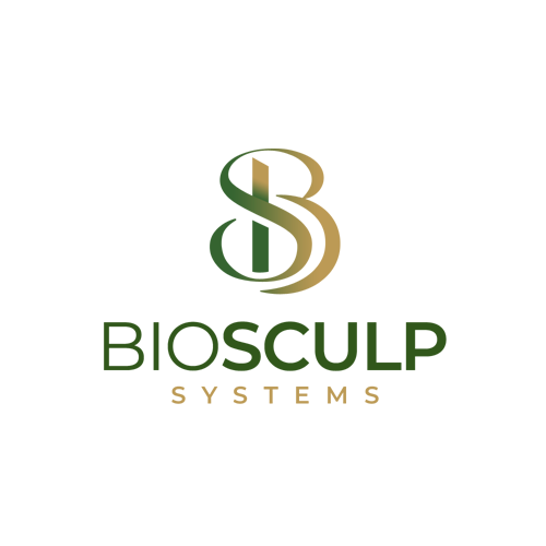 Cursive logo with the title 'BioSculp Systems'