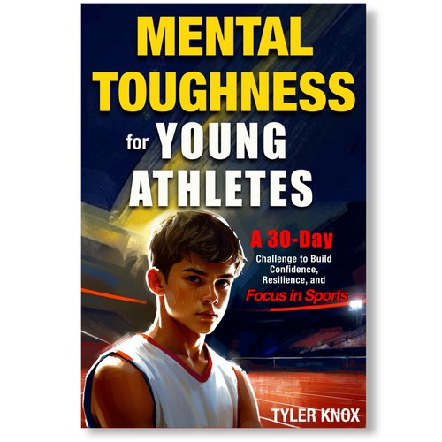 Stadium design with the title 'Book for Young Athletes '