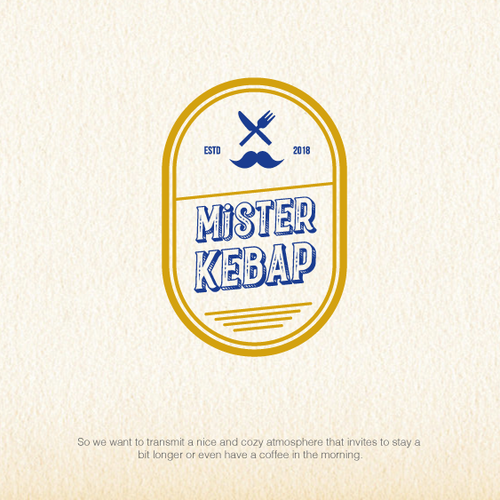 Visual design with the title 'Mr. Kebap'