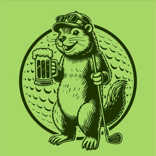 Course design with the title 'Modernize Groundhog Grill Logo'